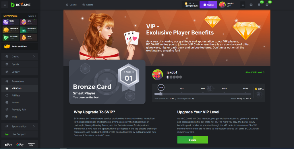 How to Become a Member of BC.Game’s VIP Club?